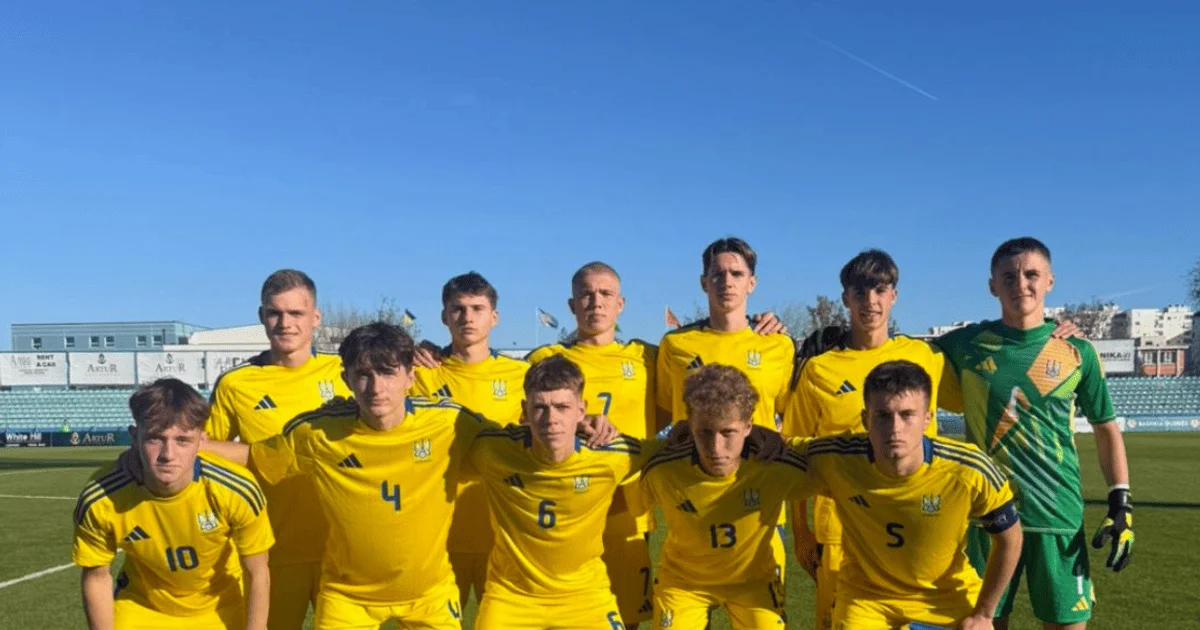 Юнацька збірна України здобула розгромну перемогу в другому матчі відбору на Євро-2026
