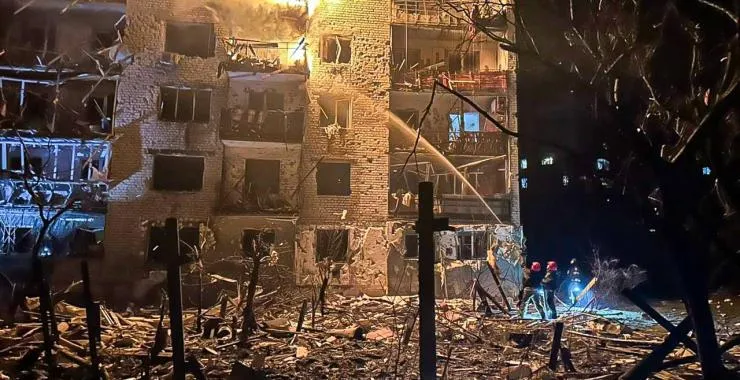 У ДСНС показали наслідки атаки на Балаклію