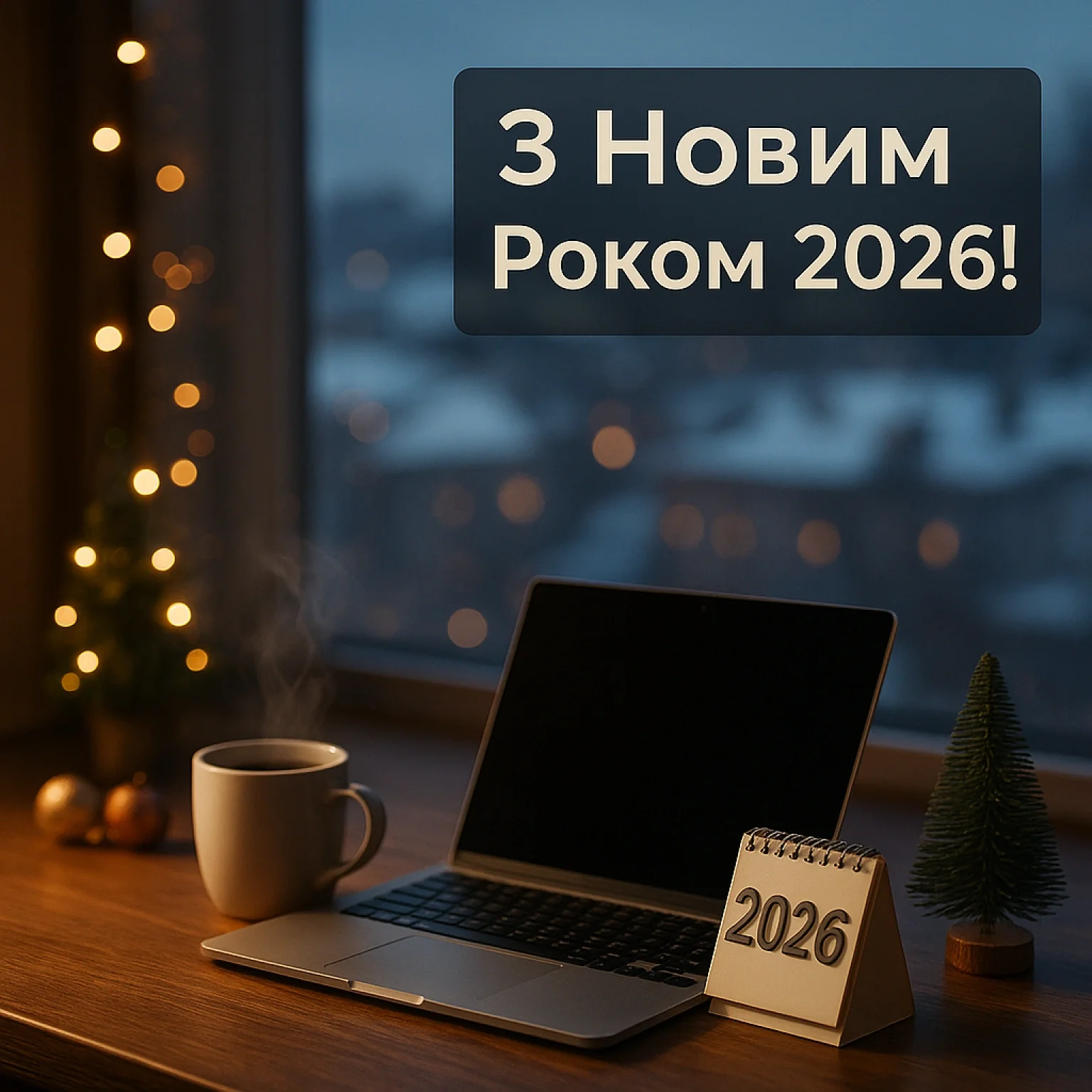 Привітання з новим роком 2026