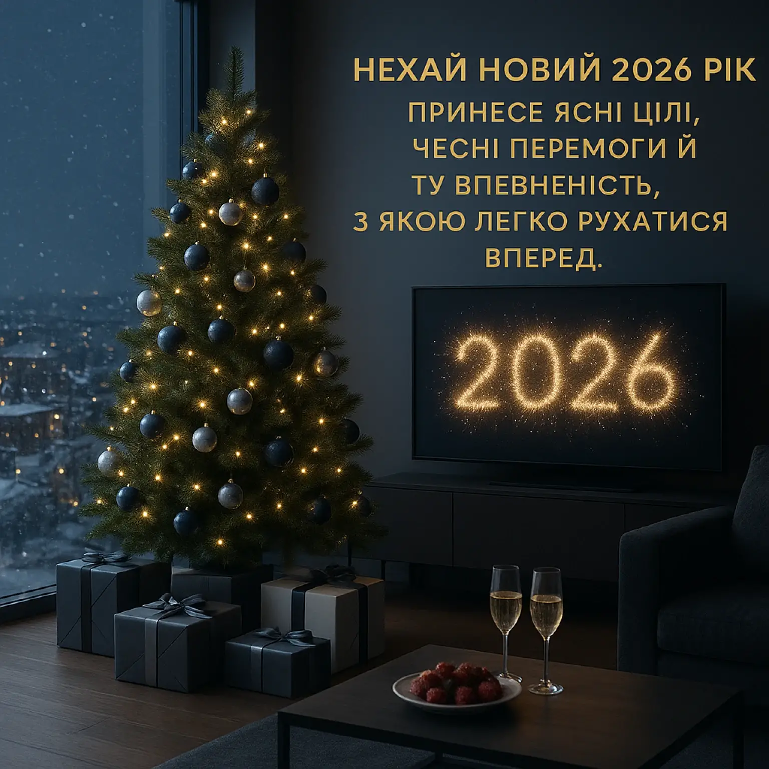Привітання з новим роком 2026