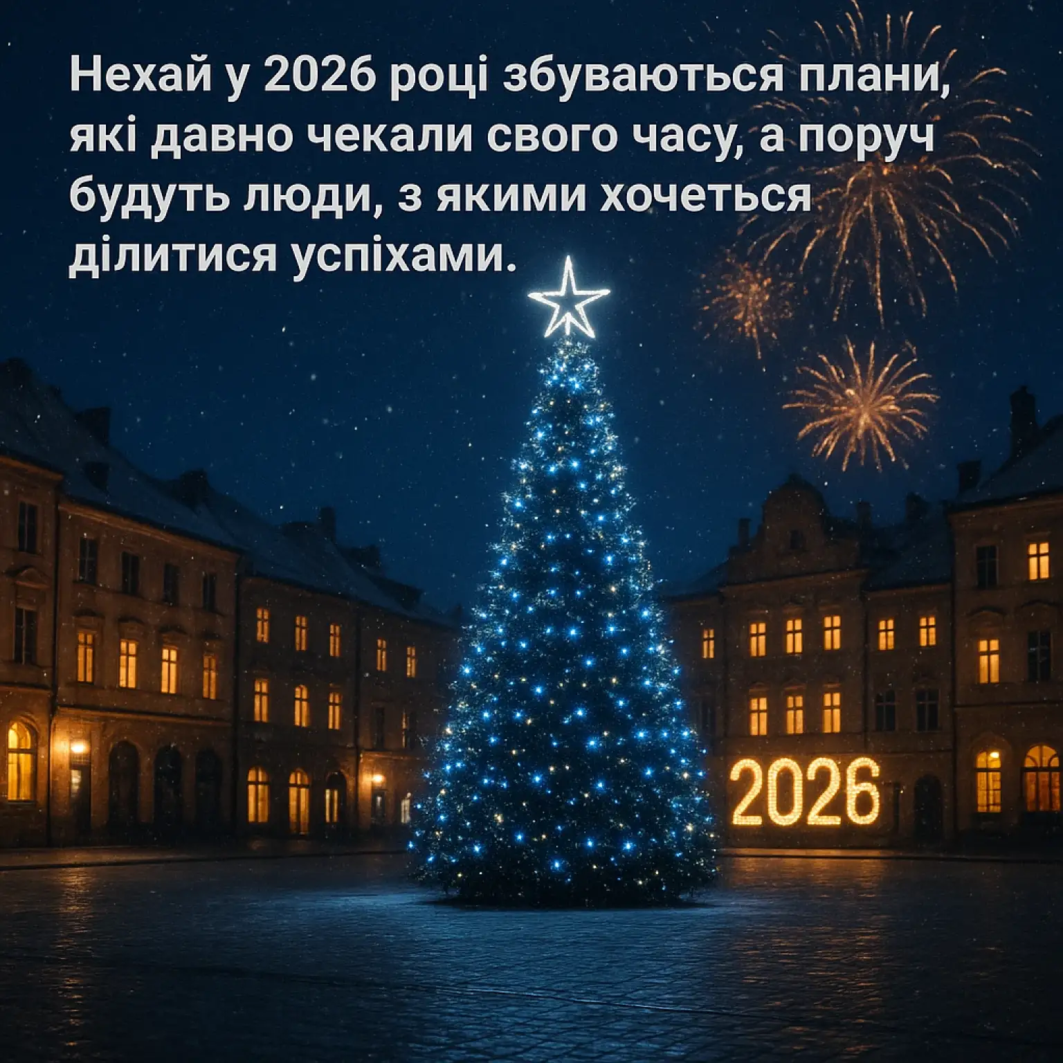 Привітання з новим роком 2026