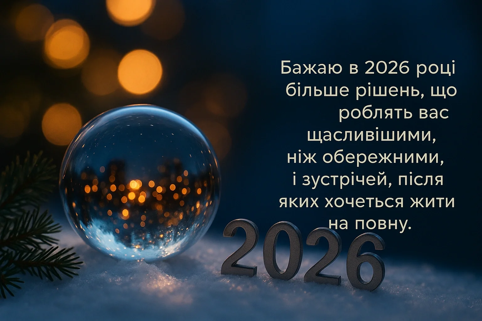 Привітання з новим роком 2026