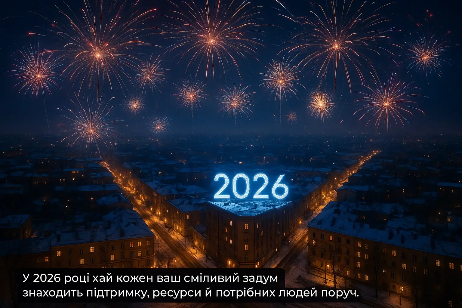 Привітання з новим роком 2026