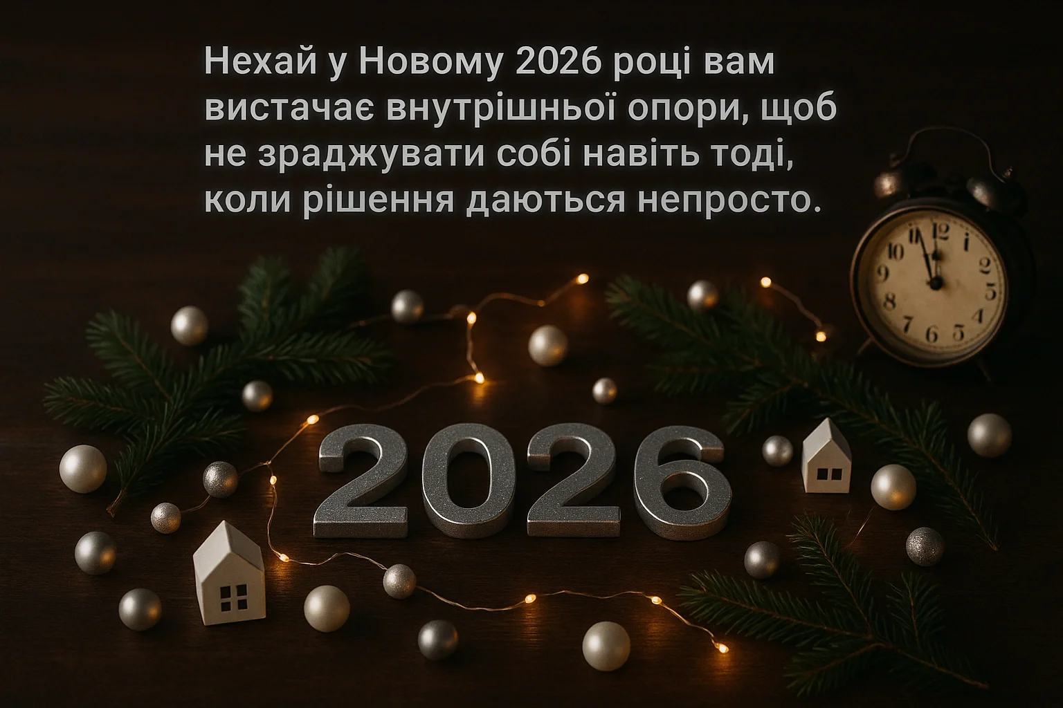 Привітання з новим роком 2026