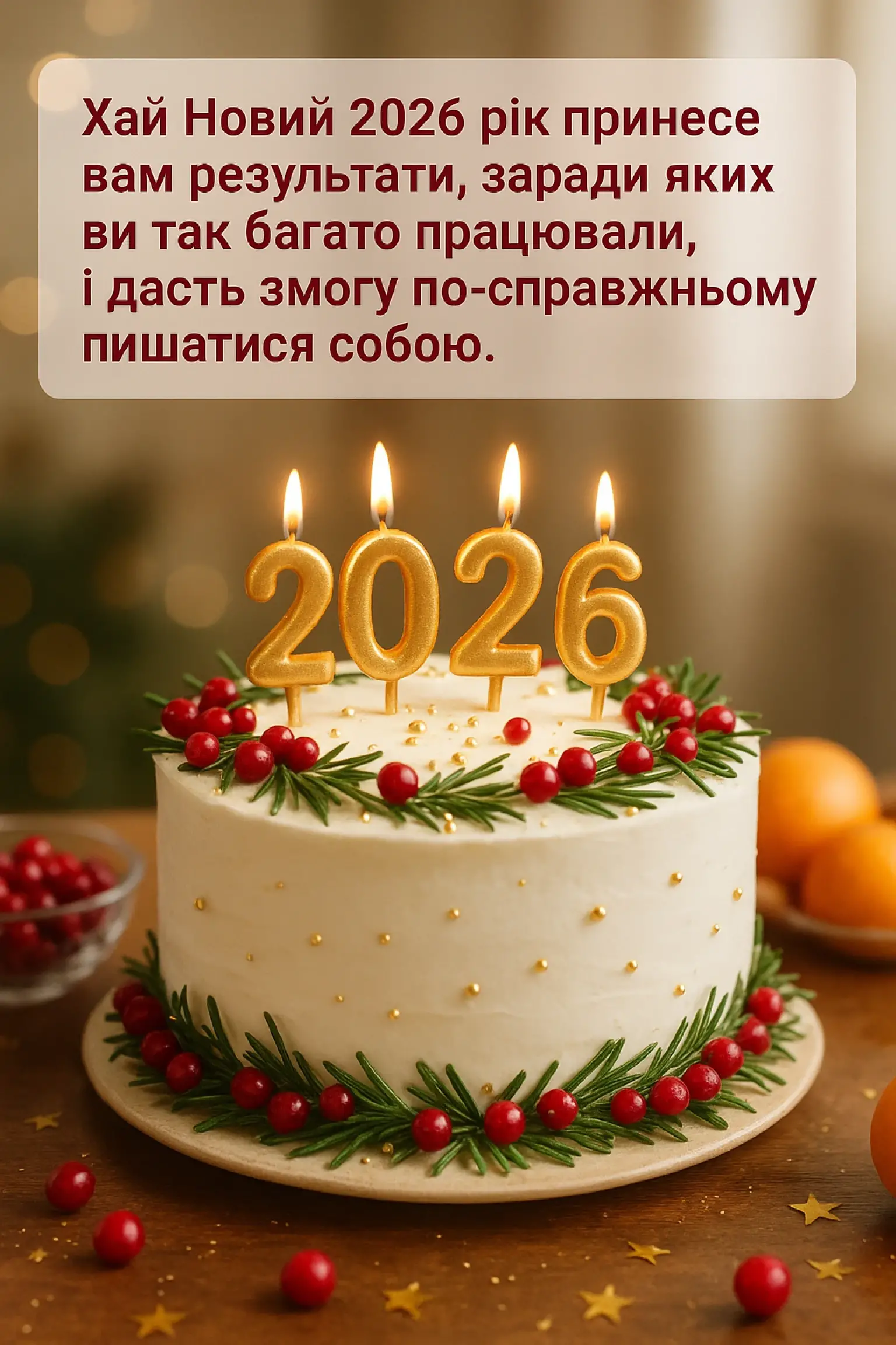 Привітання з новим роком 2026
