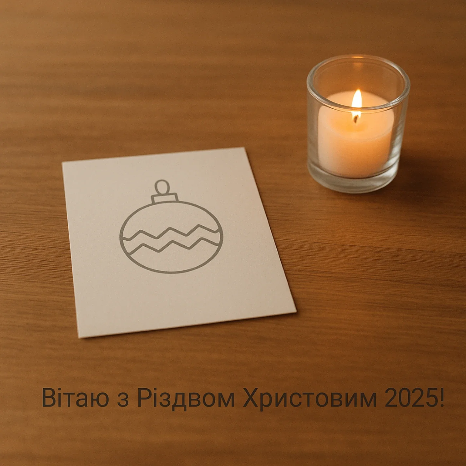 Привітання з різдвом 2025
