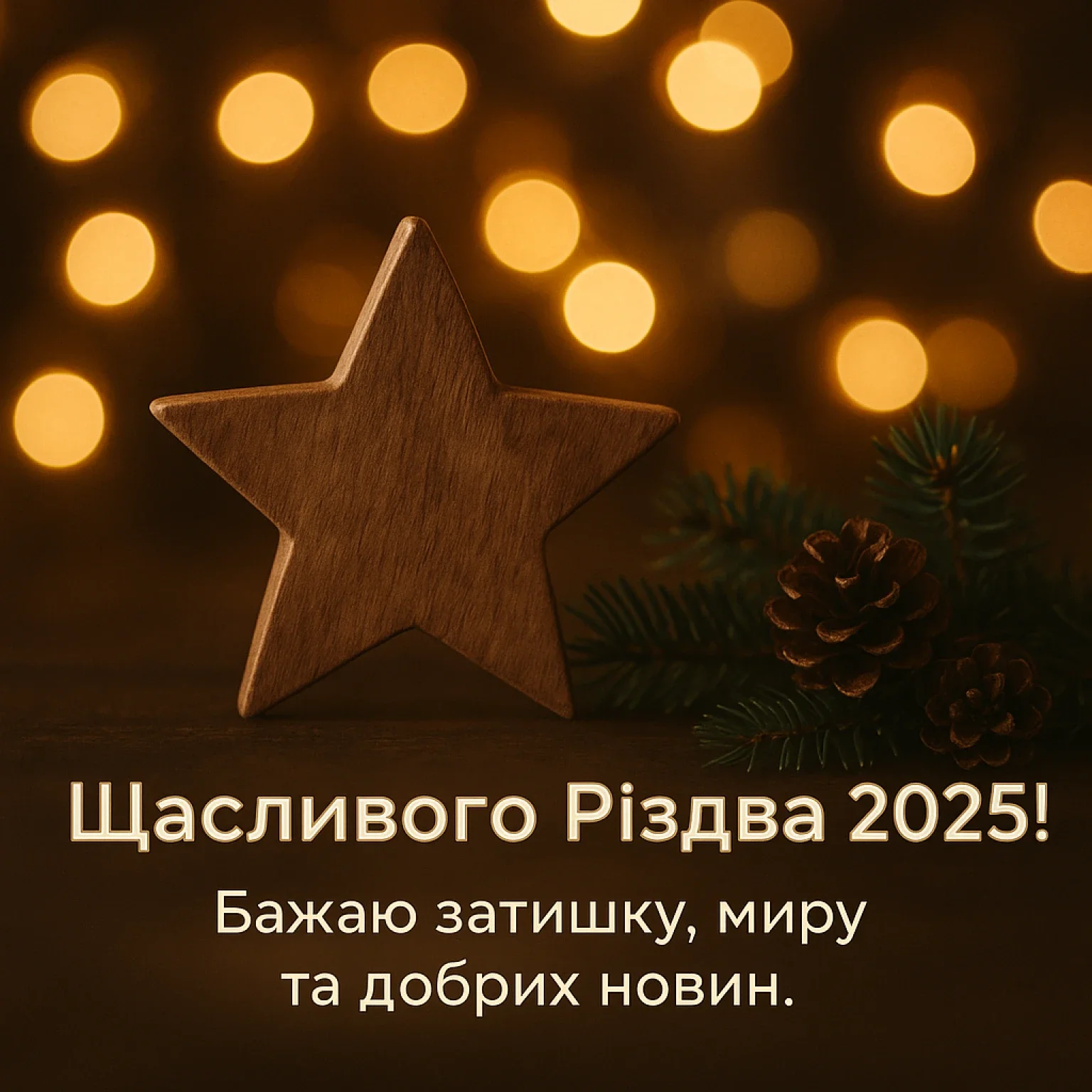 Привітання з різдвом 2025