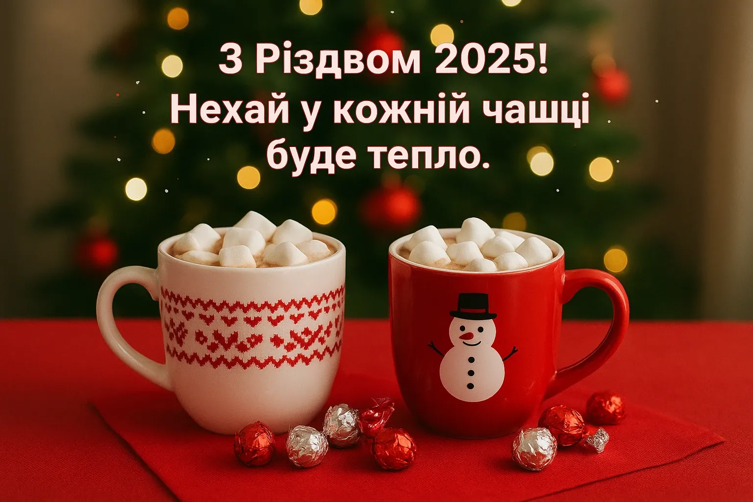 Привітання з різдвом 2025