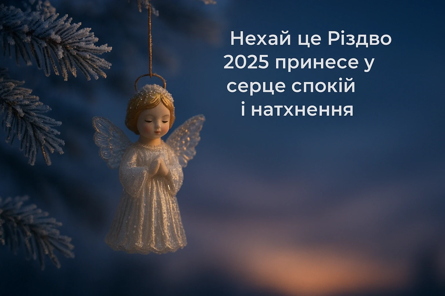 Привітання з різдвом 2025