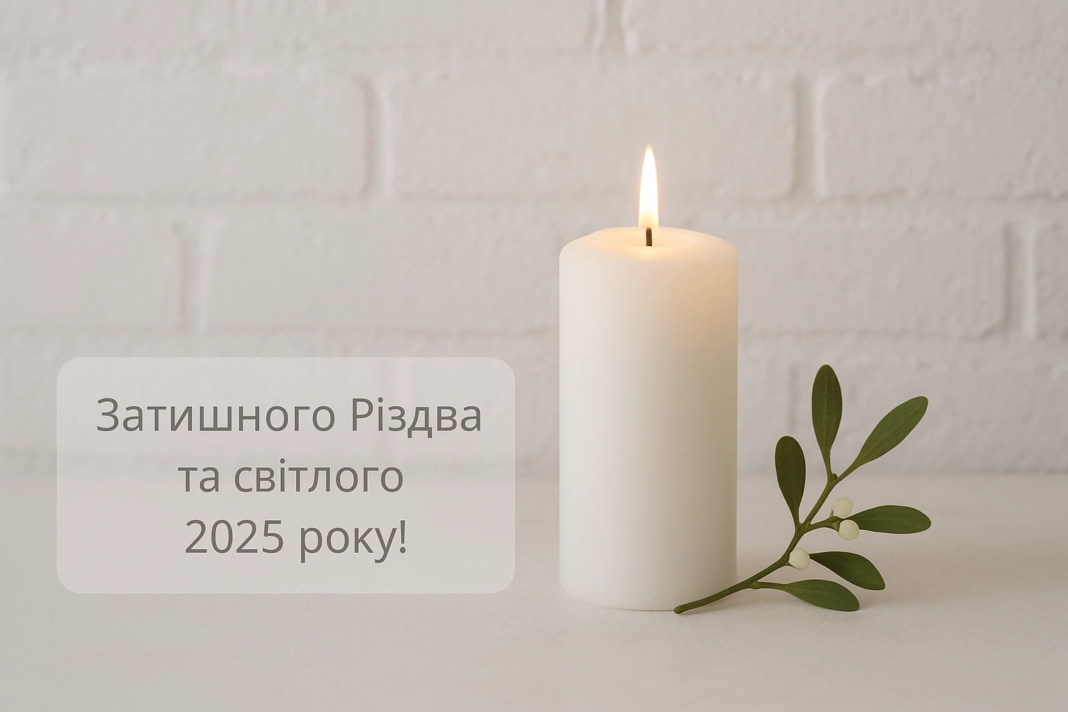 Привітання з різдвом 2025