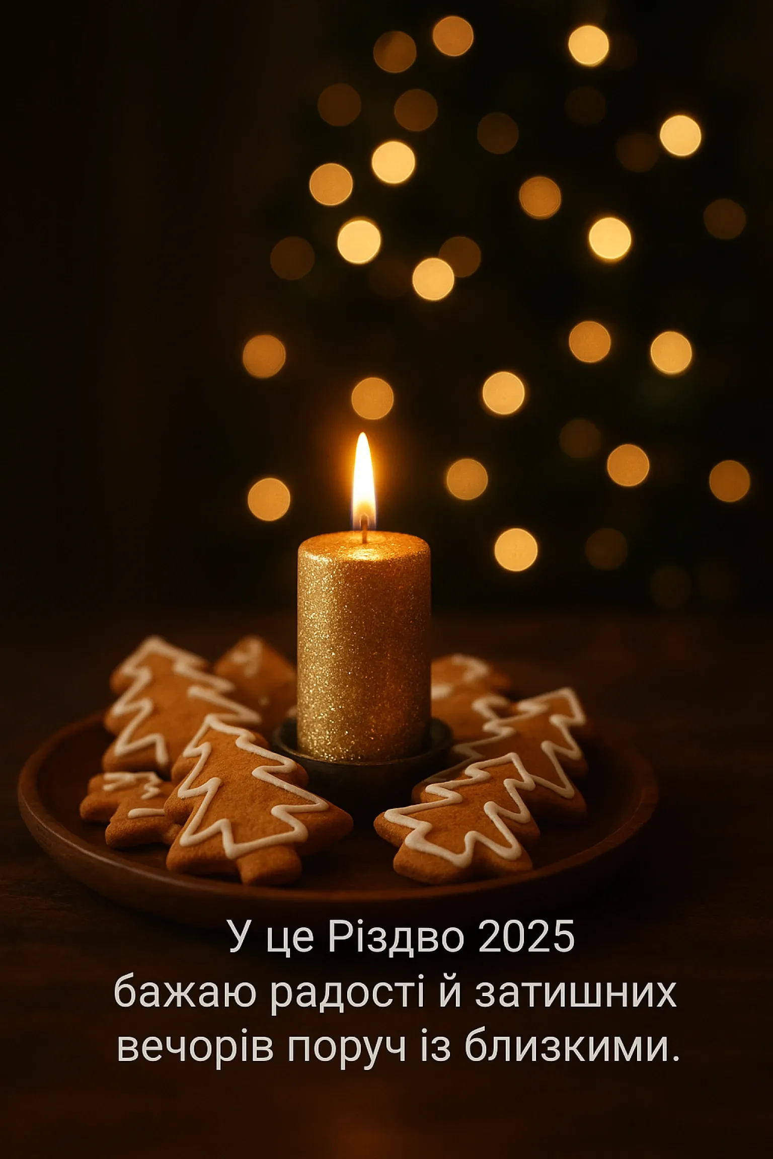 Привітання з різдвом 2025