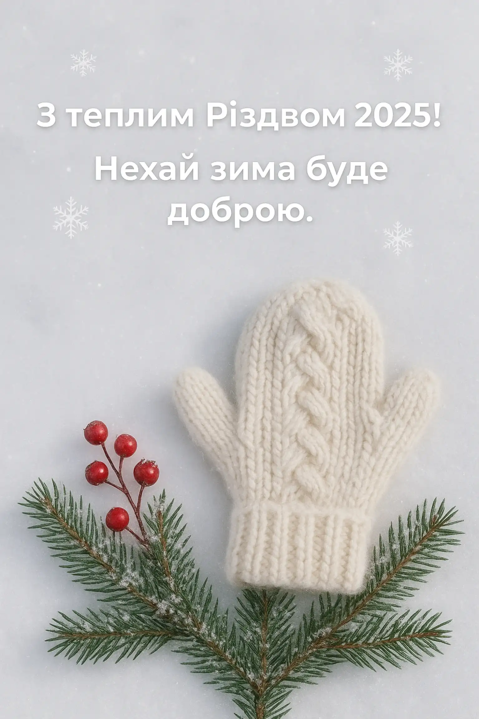 Привітання з різдвом 2025