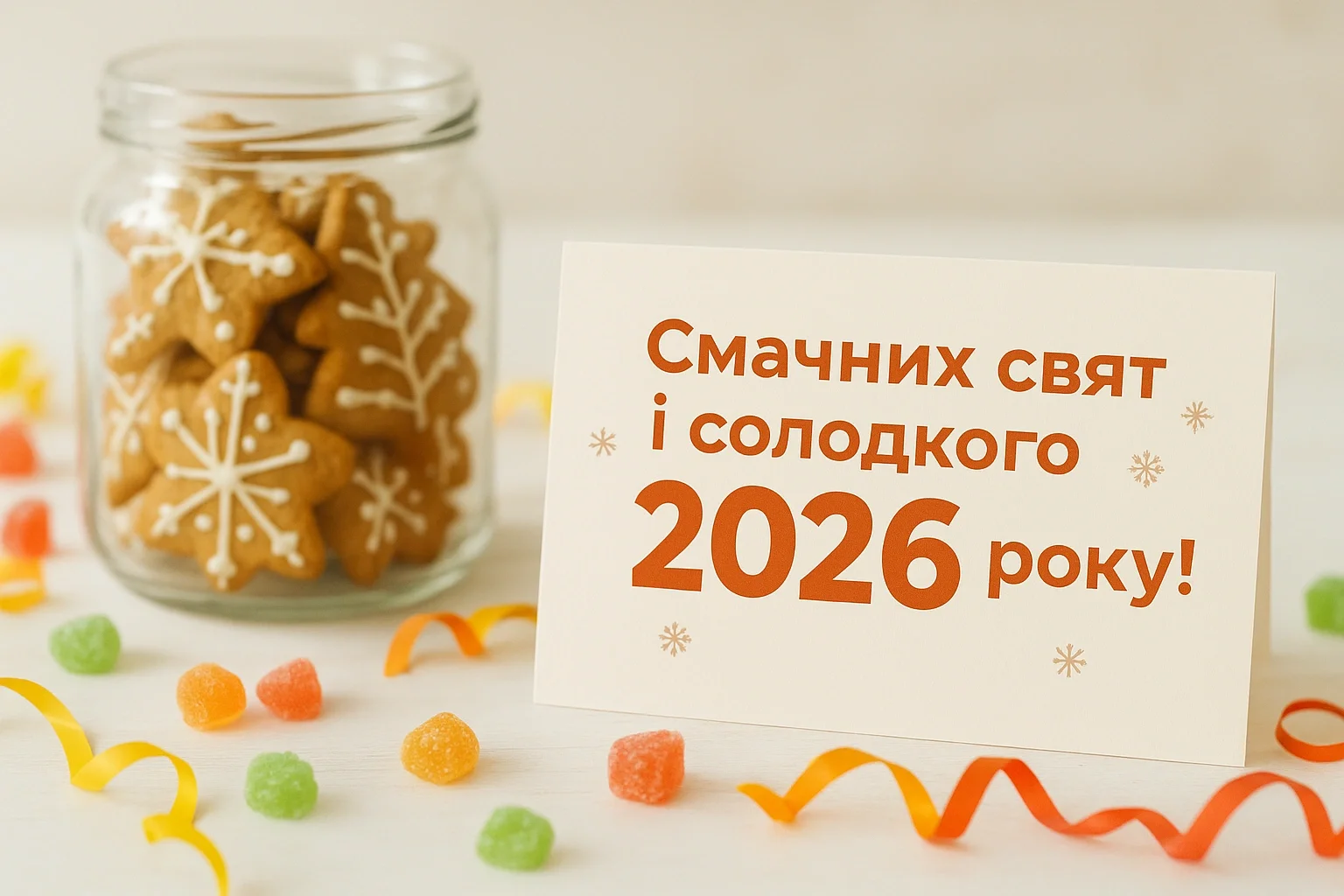 Привітання з прийдешнім новим роком 2026