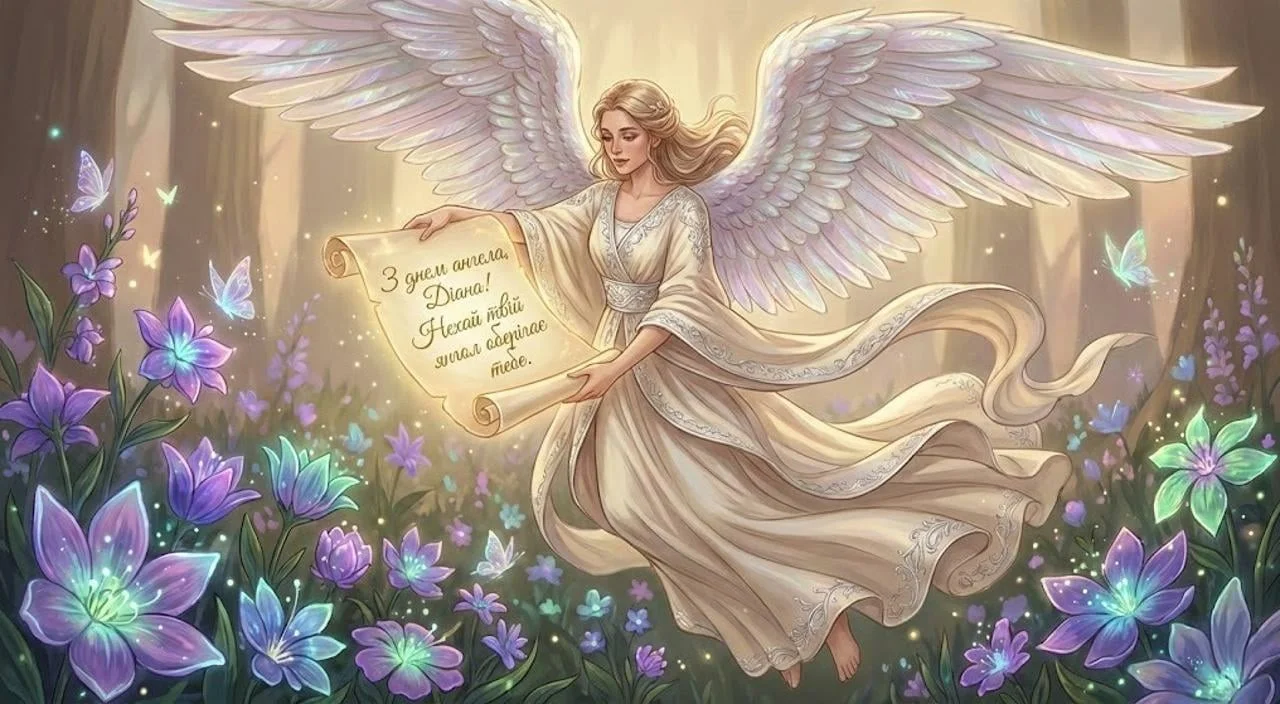 Привітання з Днем ангела для Діани