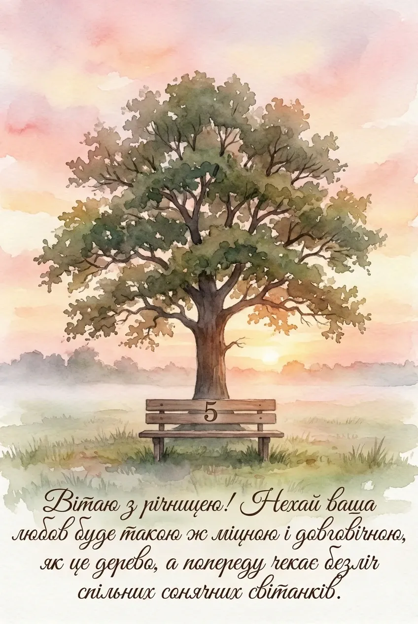 5 років весілля