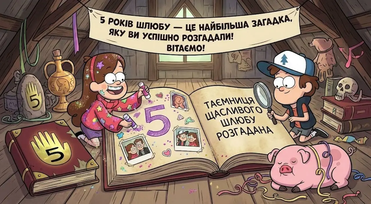 Привітання з 5 роками весілля