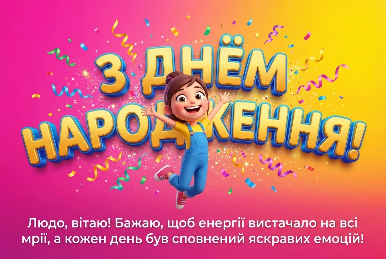 з днем народження люда