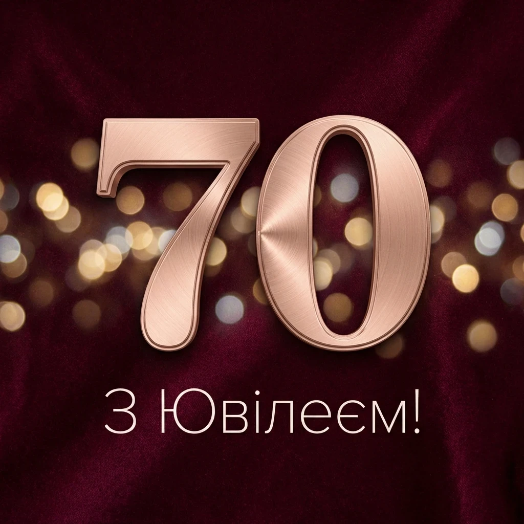 привітання з ювілеєм 70 років жінці у віршах