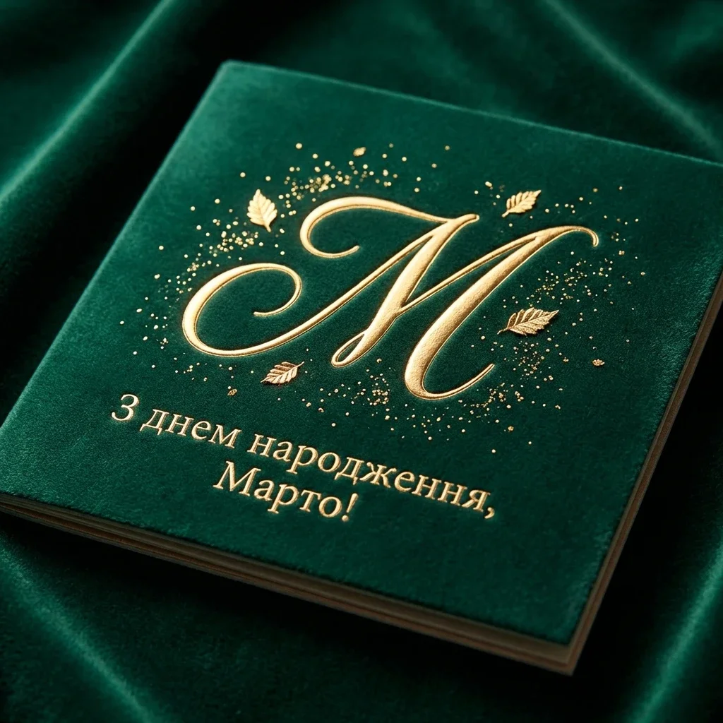 з днем народження Марта