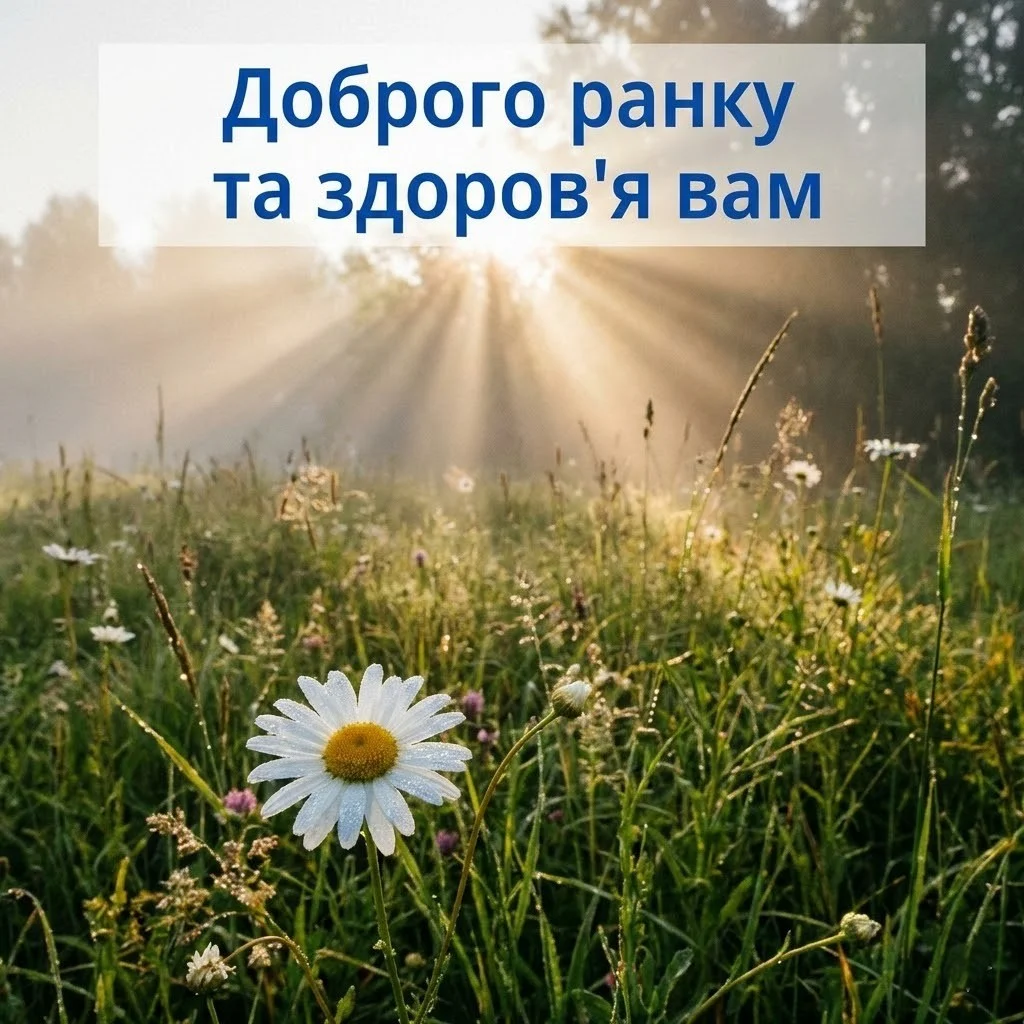 Доброго ранку, здоров’я вам: душевні картинки та щирі побажання для гарного настрою