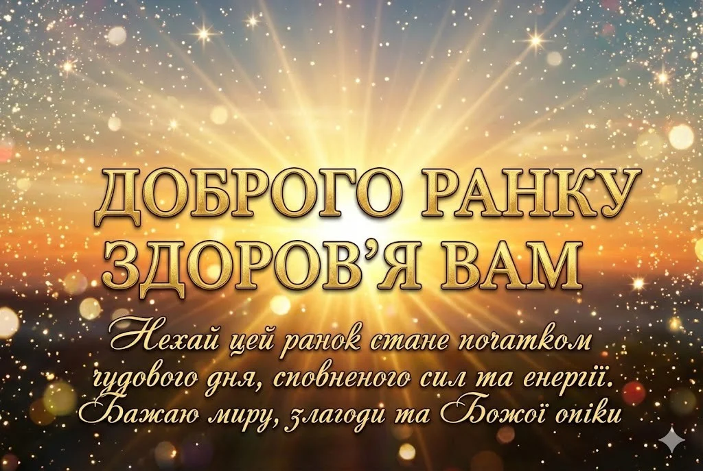 Доброго ранку, здоров’я вам: душевні картинки та щирі побажання для гарного настрою