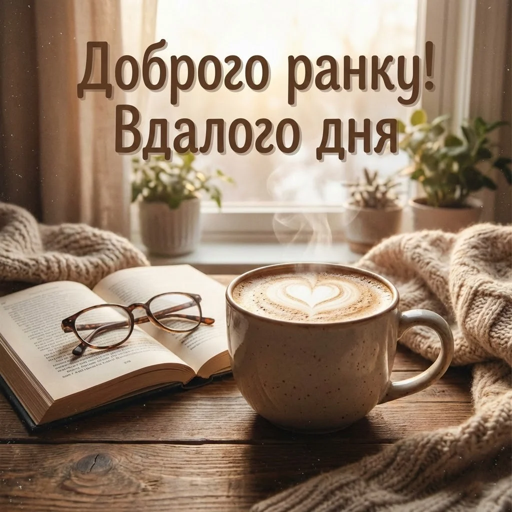 Доброго ранку четверга: картинки українською для душевного настрою
