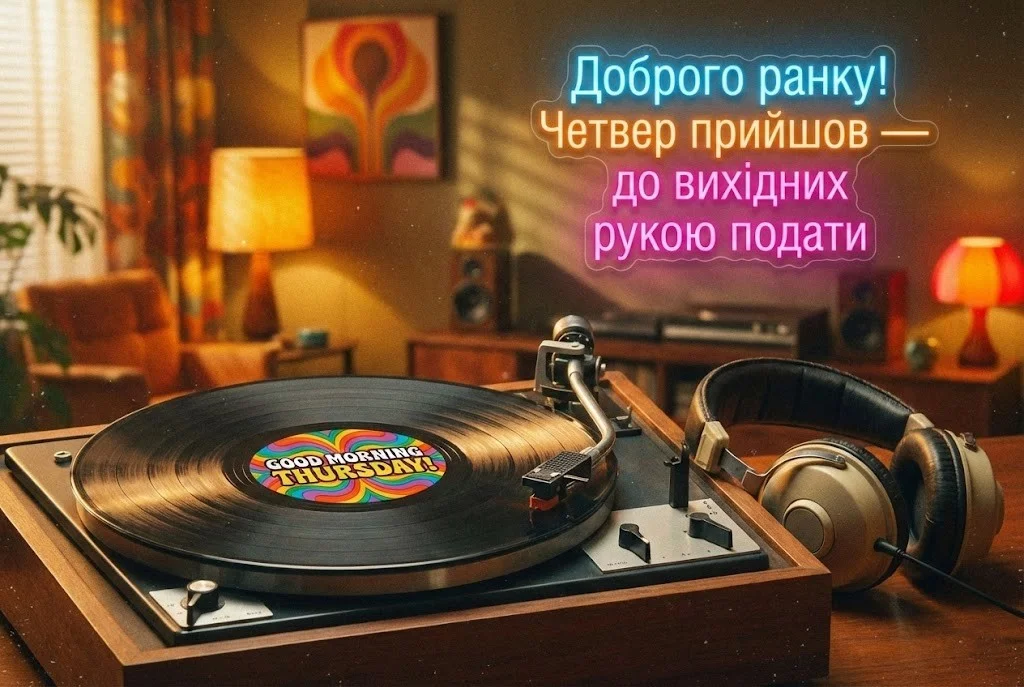Доброго ранку четверга: картинки українською для душевного настрою