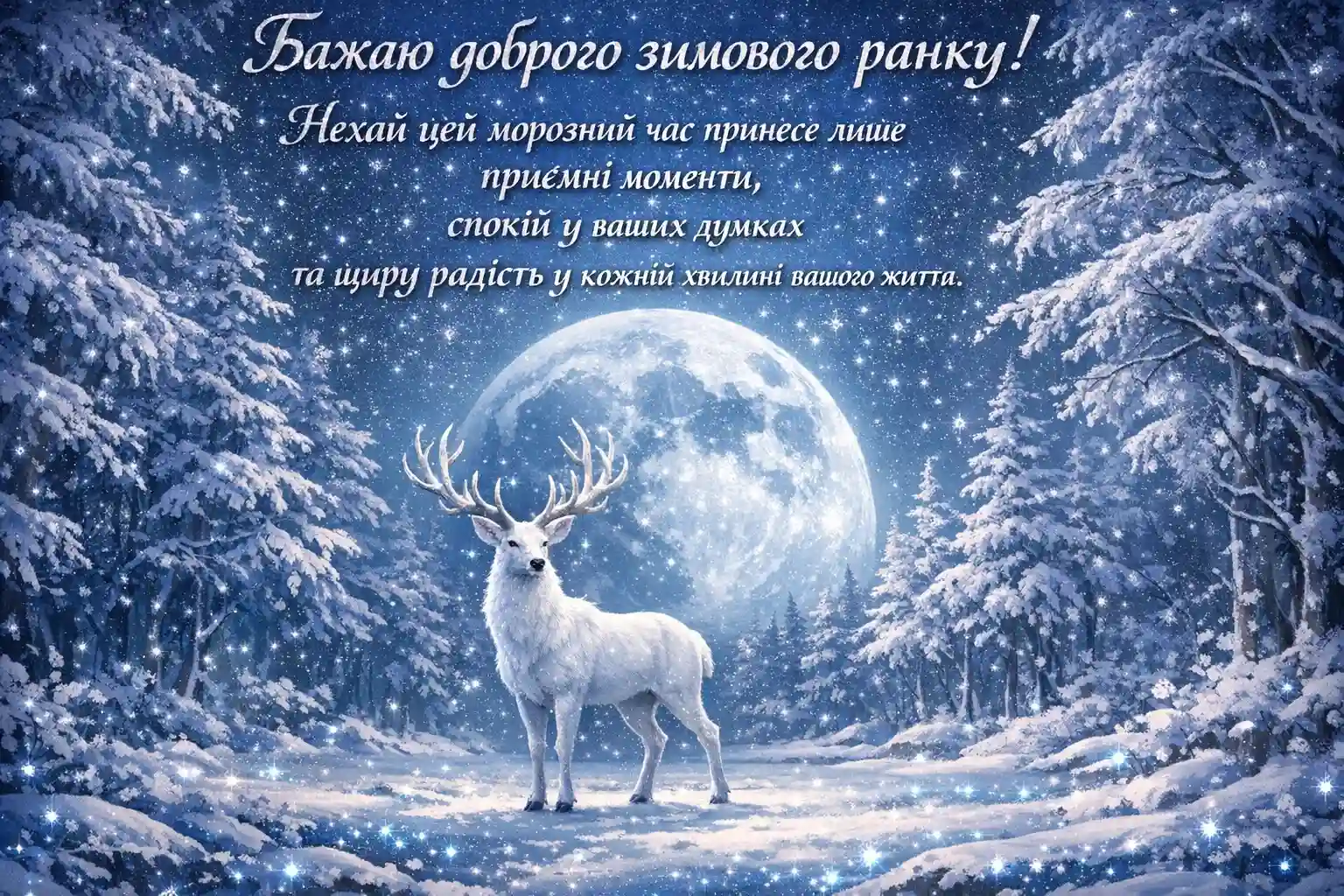 Доброго зимового ранку: душевні побажання, затишні картинки та привітання для гарного настрою