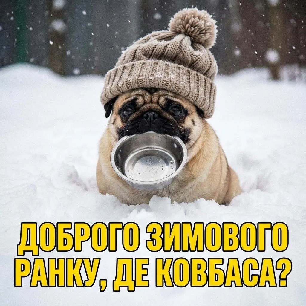 Доброго зимового ранку: душевні побажання, затишні картинки та привітання для гарного настрою