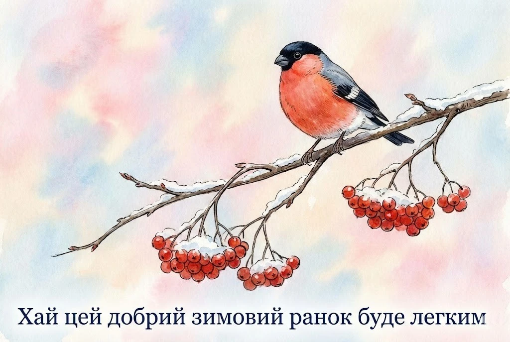 Доброго зимового ранку: душевні побажання, затишні картинки та привітання для гарного настрою