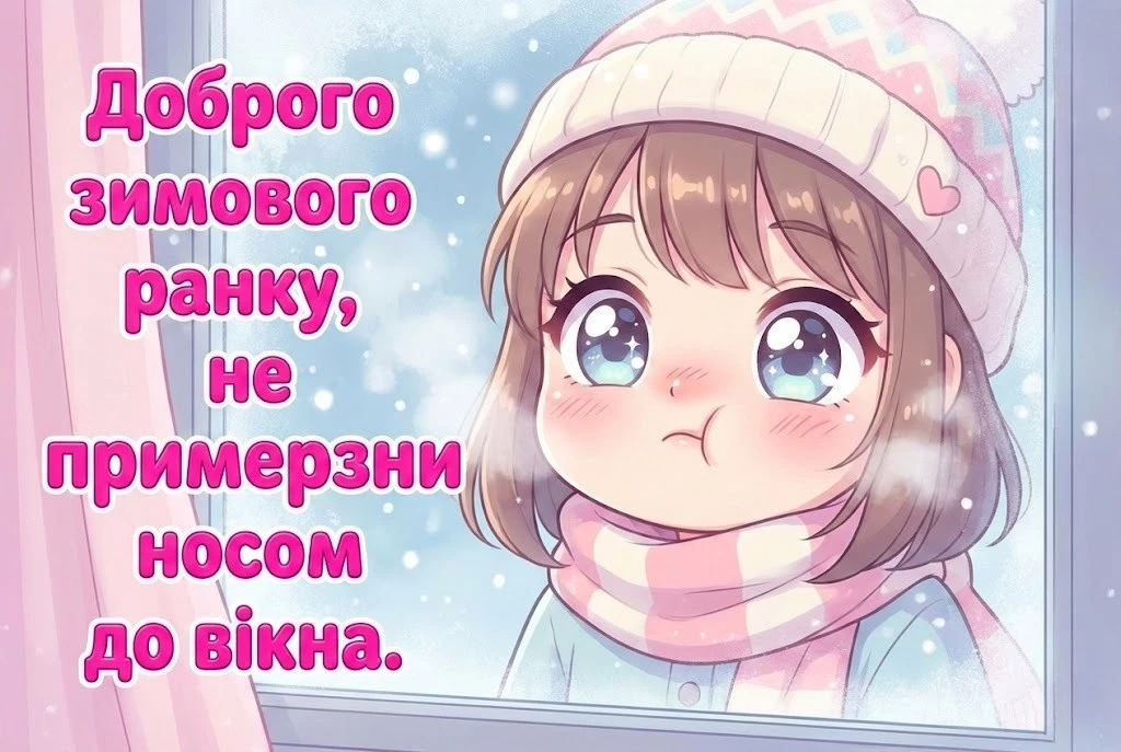 Доброго зимового ранку: душевні побажання, затишні картинки та привітання для гарного настрою