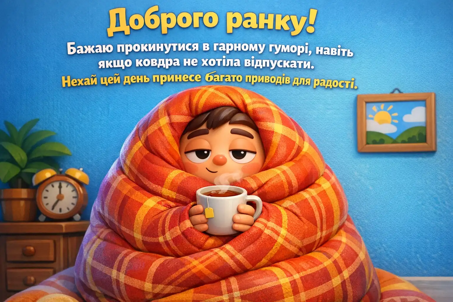 Доброго ранку! З новим днем: найкращі листівки та душевні побажання для гарного настрою