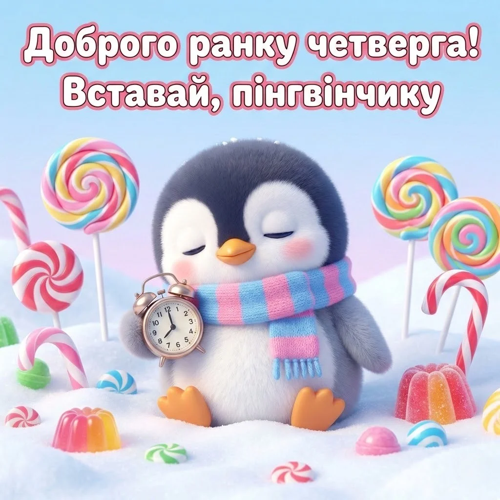 Доброго ранку четверга: зима, затишні листівки та найтепліші побажання для гарного настрою
