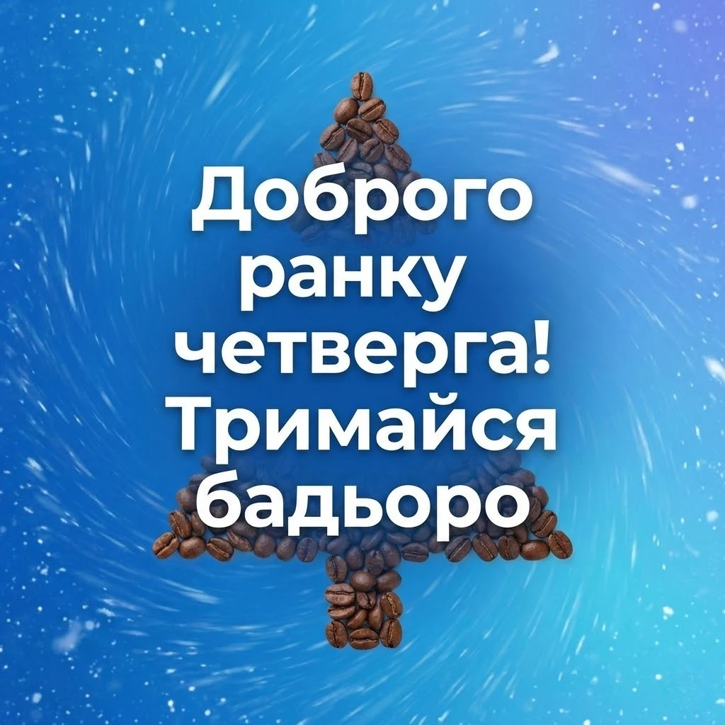 Доброго ранку четверга: зима, затишні листівки та найтепліші побажання для гарного настрою