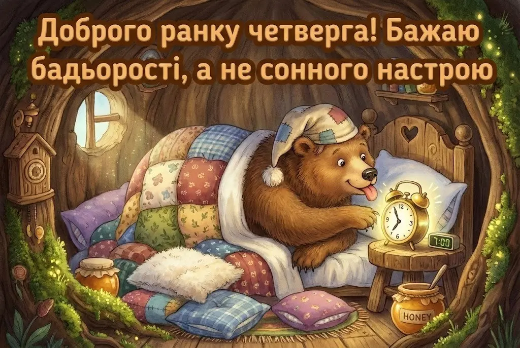 Доброго ранку четверга: зима, затишні листівки та найтепліші побажання для гарного настрою