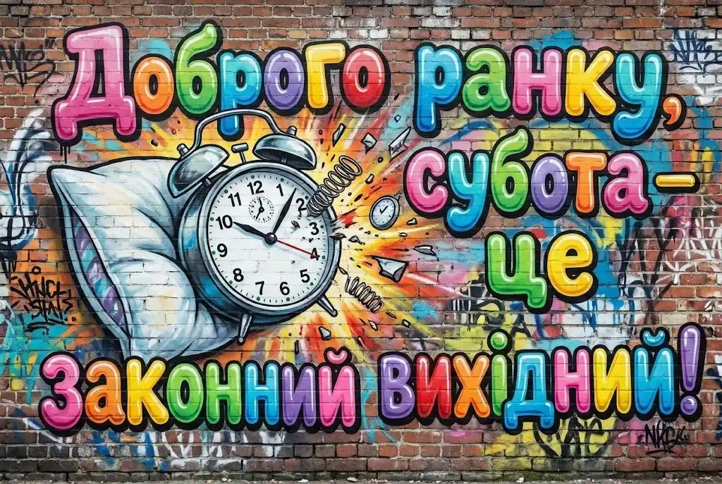 Доброго ранку суботи: прикольні картинки та дотепні побажання для найкращого вихідного