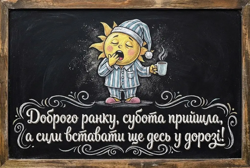 Доброго ранку суботи: прикольні картинки та дотепні побажання для найкращого вихідного