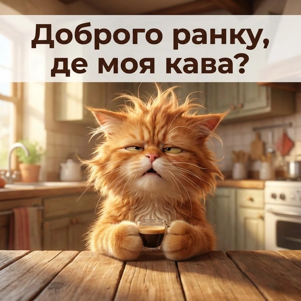 доброго ранку: картинки з гумором для найкращого початку дня