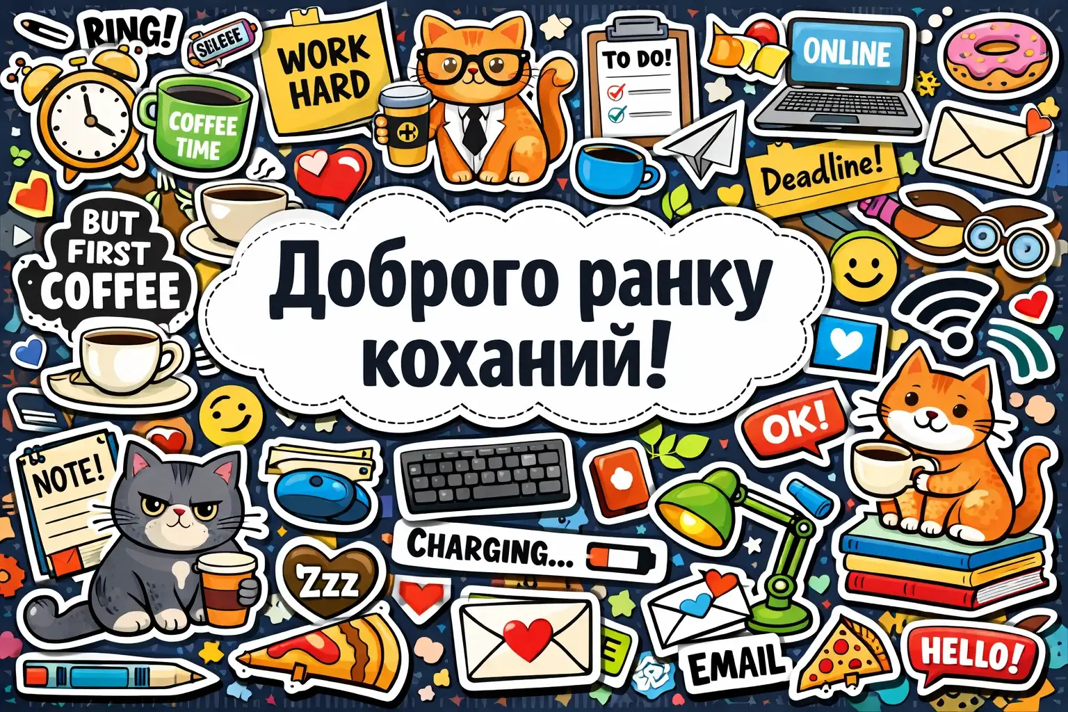 Доброго ранку, коханий: мультяшні картинки для найкращого початку дня