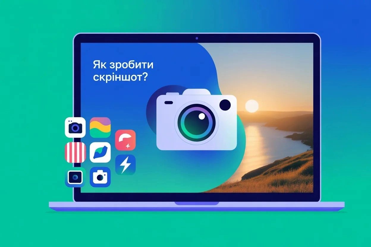 Як зробити скрін екрана ноутбука на різних операційних системах