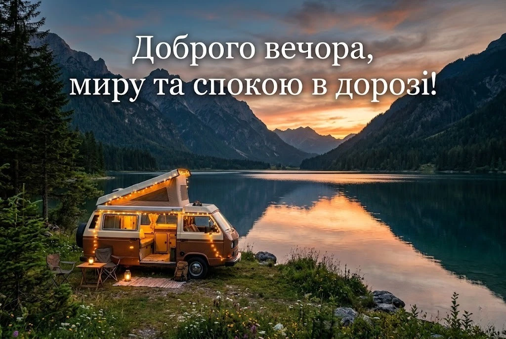Доброго вечора та тихої ночі: найкращі картинки українською для незабутньої подорожі