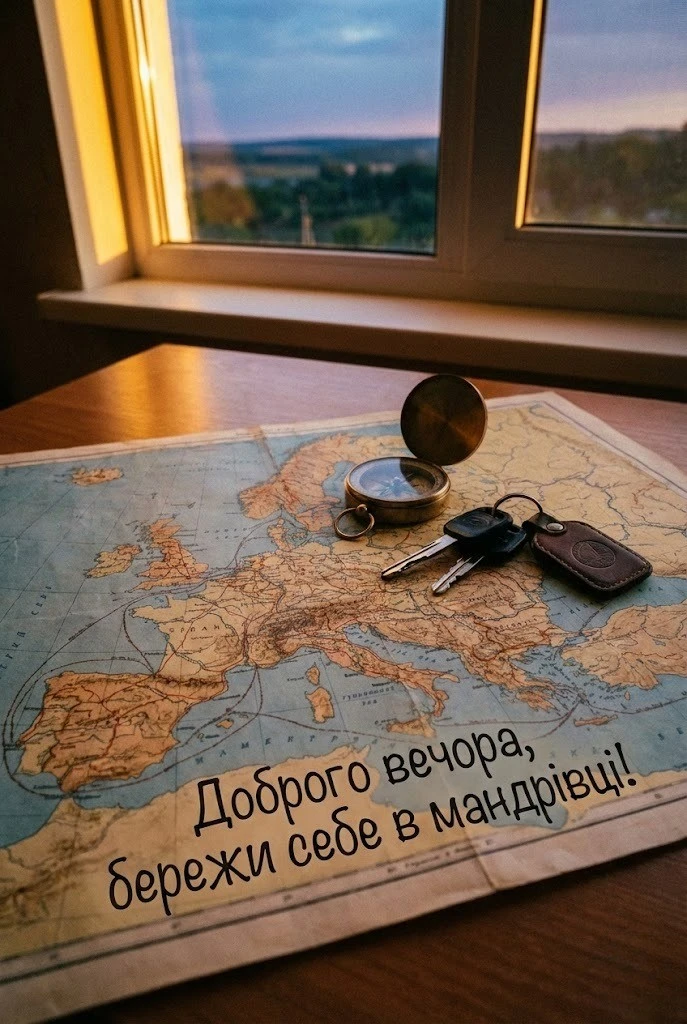 Доброго вечора та тихої ночі: найкращі картинки українською для незабутньої подорожі