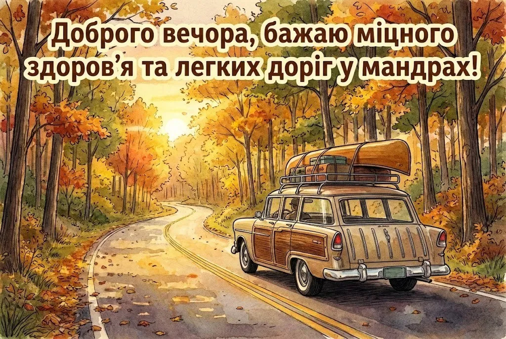 Доброго вечора та тихої ночі: найкращі картинки українською для незабутньої подорожі