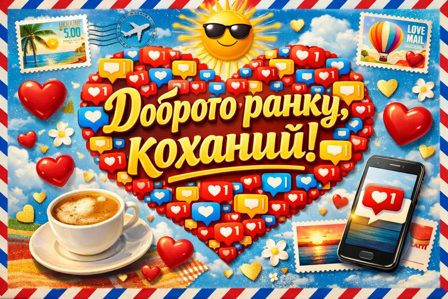 Доброго ранку коханий: картинки з гумором та найтепліші листівки для гарного настрою