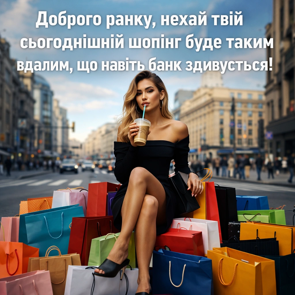 Доброго ранку та чудового дня: смішні картинки про шопінг для гарного настрою