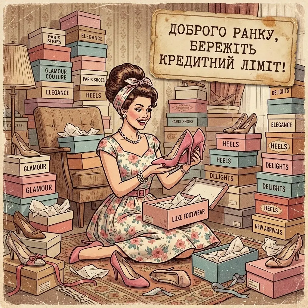 Доброго ранку та чудового дня: смішні картинки про шопінг для гарного настрою