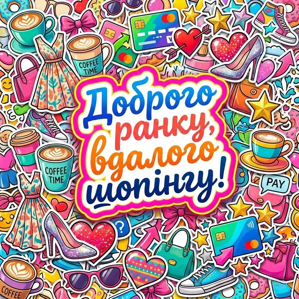 Доброго ранку та чудового дня: смішні картинки про шопінг для гарного настрою