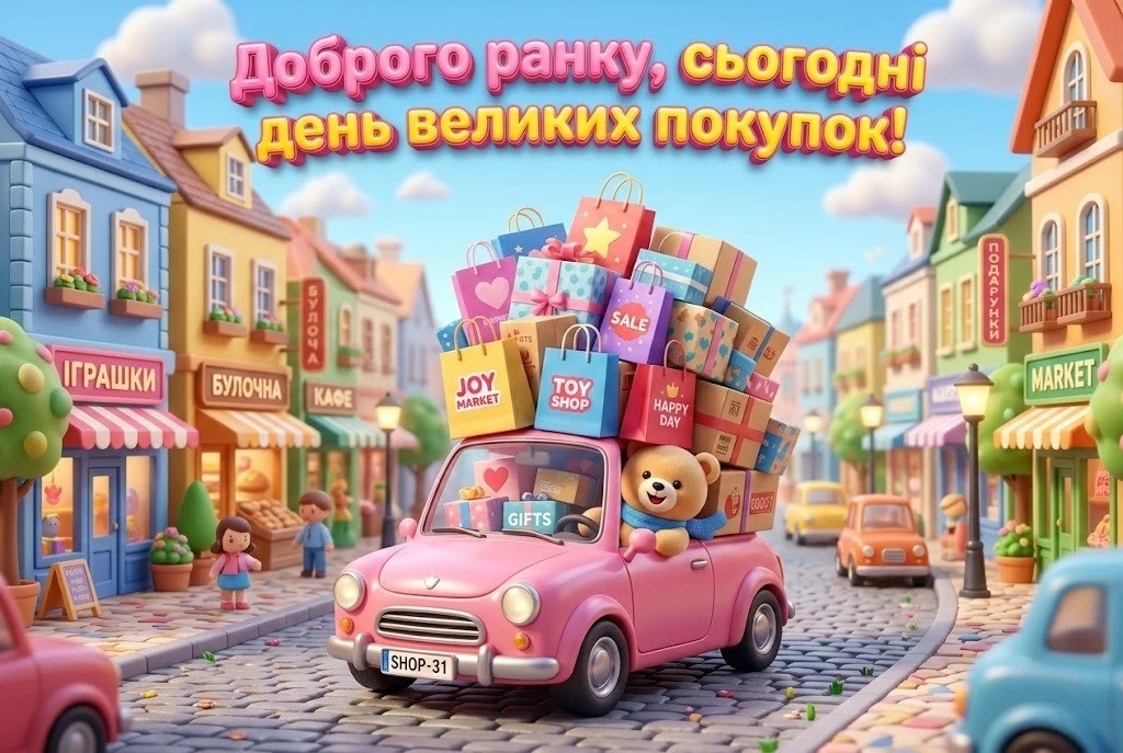 Доброго ранку та чудового дня: смішні картинки про шопінг для гарного настрою