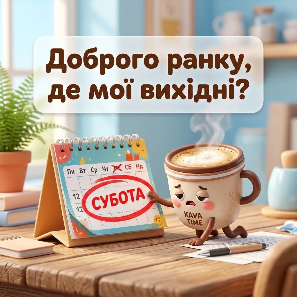 Доброго ранку та гарного дня: прикольні картинки в очікуванні вихідних з гумором