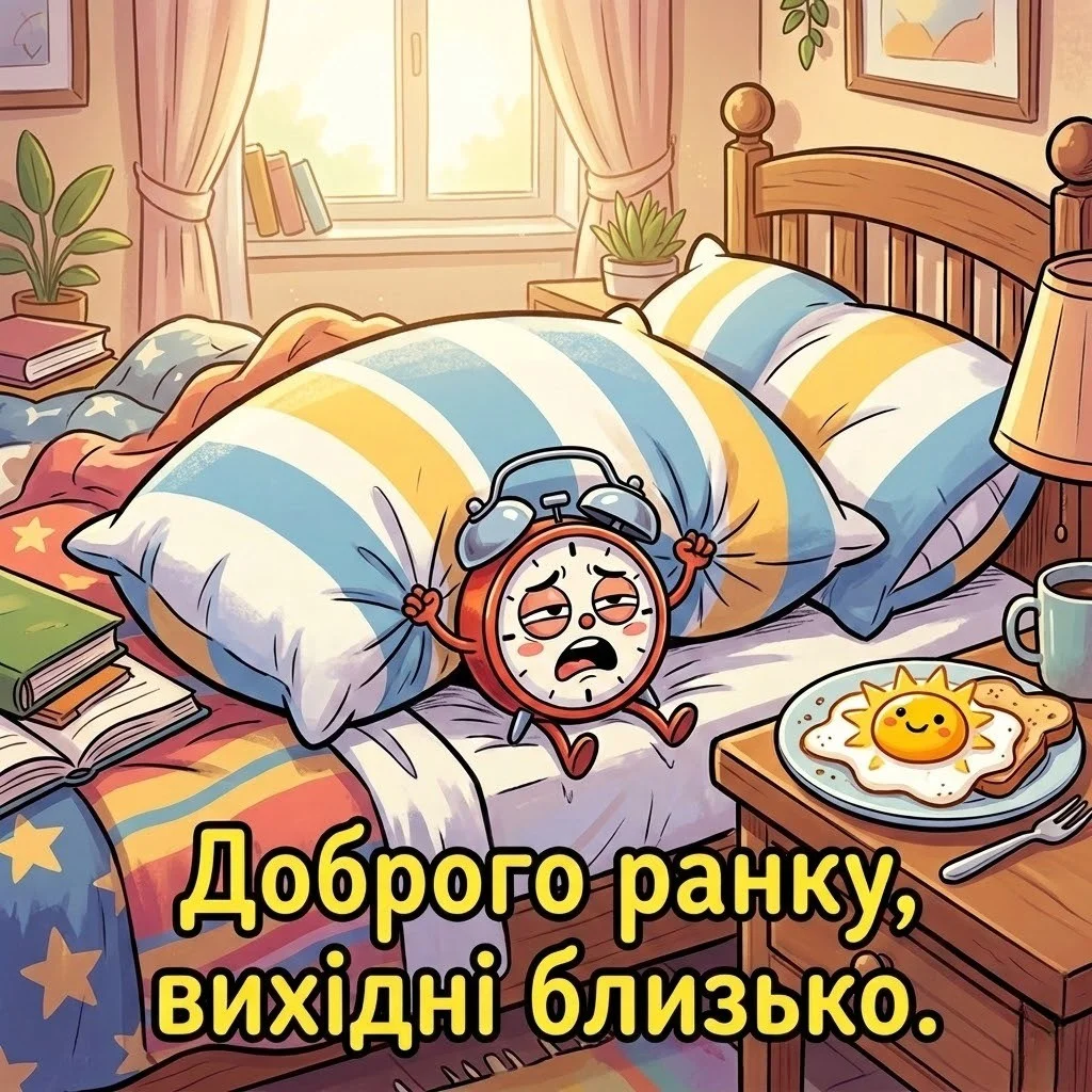 Доброго ранку п’ятниці: душевні картинки українською для гарного настрою